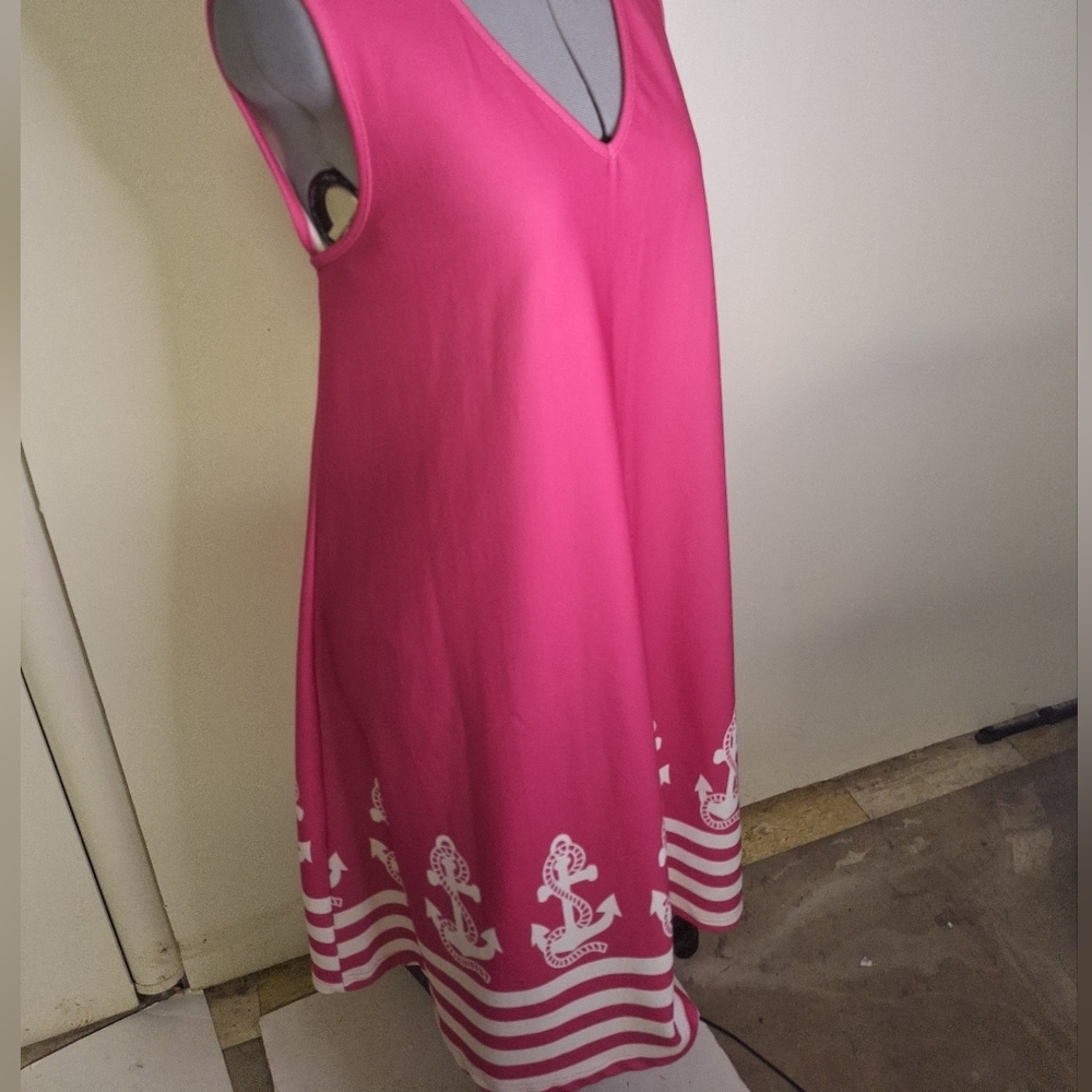 Pink Summer Ancore Dress Size 1XL Curve